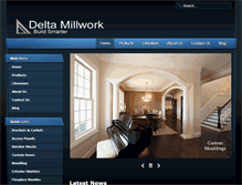Tablet Screenshot of deltamillwork.com